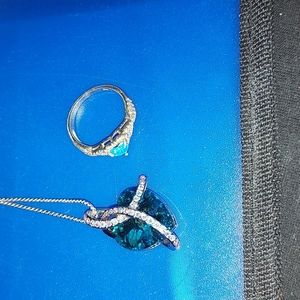 Matching necklace and ring